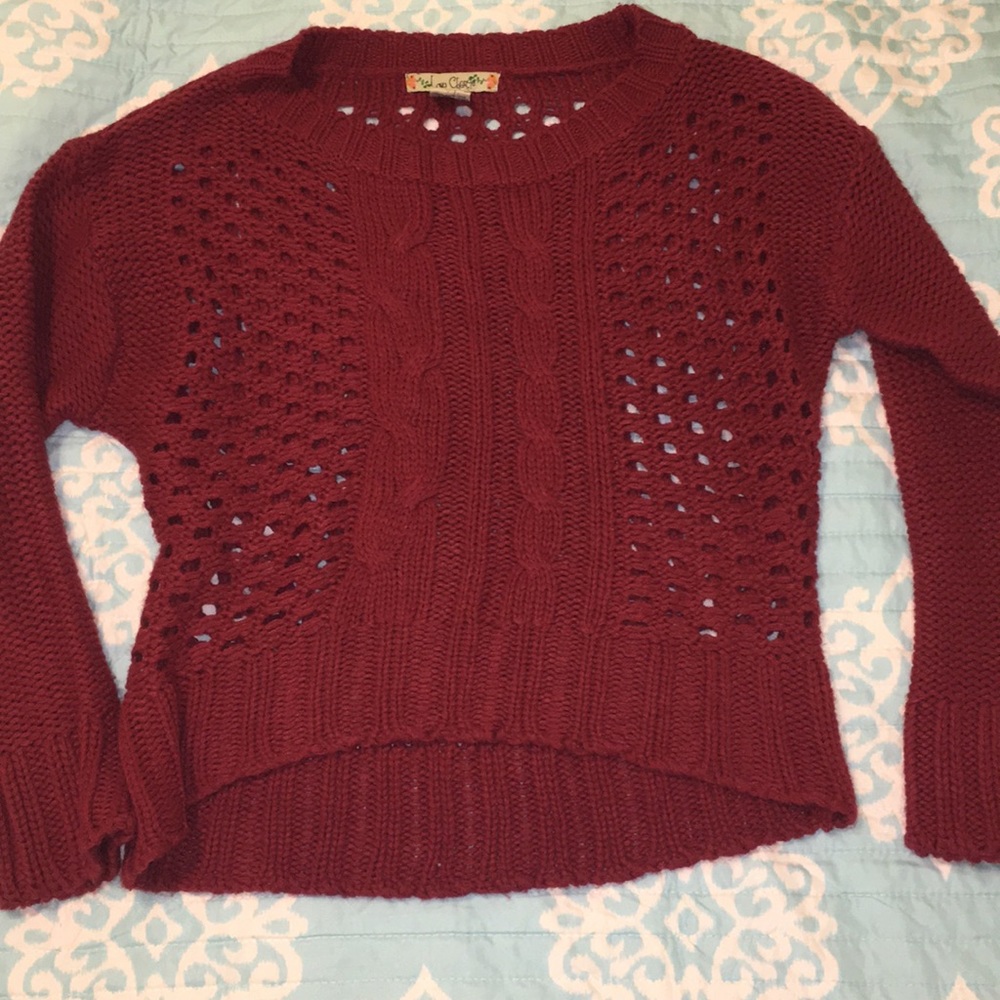 Red sweater